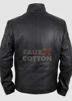 Red 2 Bruce Willis Black Leather Jacket