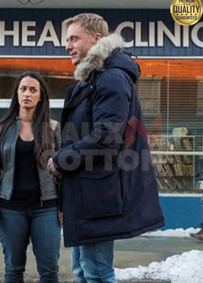 Resident Alien Alan Tudyk ( Harry Vanderspeigle ) Fur Jacket