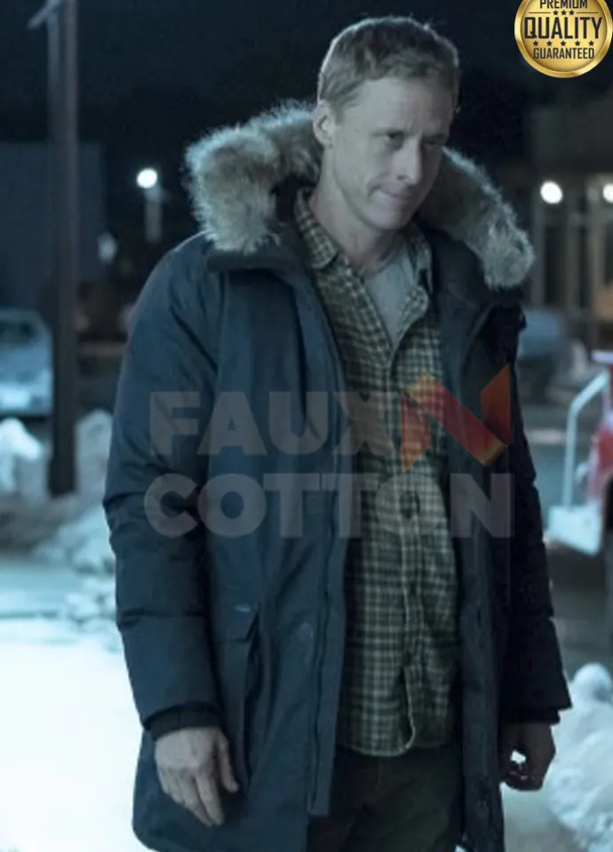 Resident Alien Alan Tudyk ( Harry Vanderspeigle ) Fur Jacket