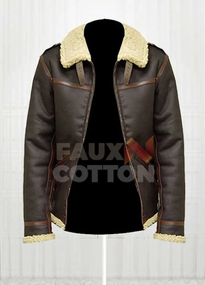 RESIDENT EVIL 4 LEON KENNEDY FUR JACKET