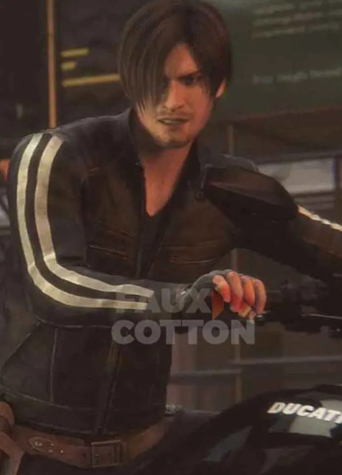 Resident Evil Vendetta Matthew Mercer Leather Jacket