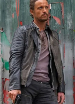 REVOLUTION (SEBASTIAN 'BASS' MONROE) DAVID LYONS LEATHER JACKET