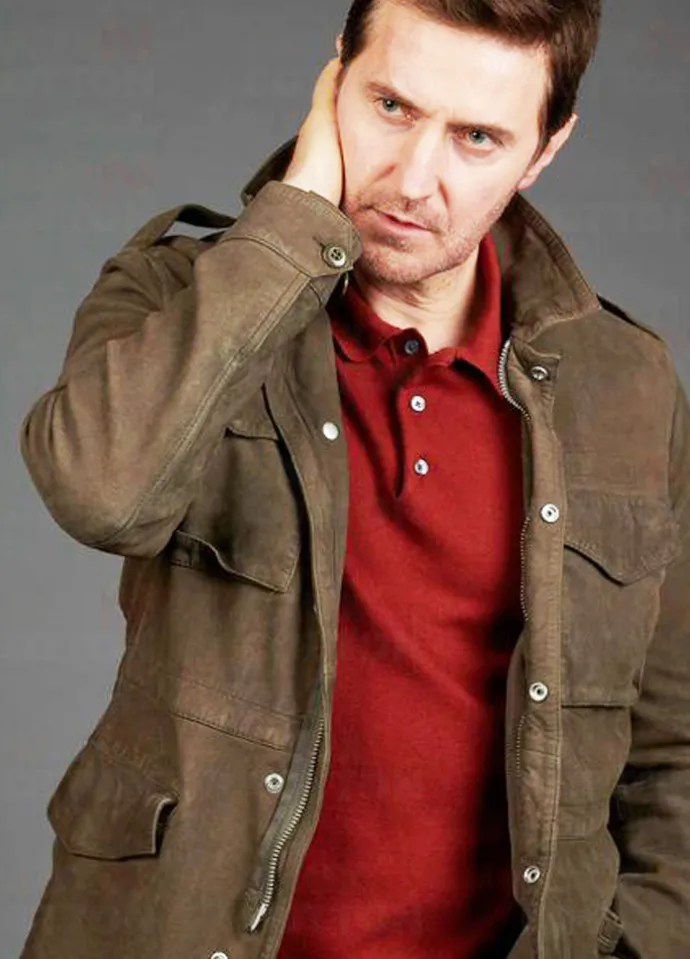 Richard Armitage The Stranger Adam Price Brown Jacket