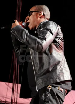 RICK OWENS JAY Z BLACK LEATHER JACKET