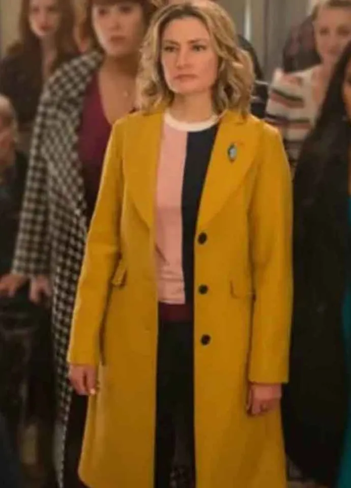 Riverdale (Alice Cooper) Mädchen Amick Yellow Wool Coat