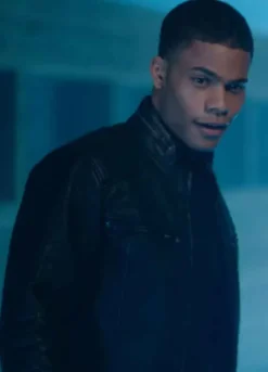 Riverdale (Chuck Clayton) Jordan Calloway Black Leather Jacket
