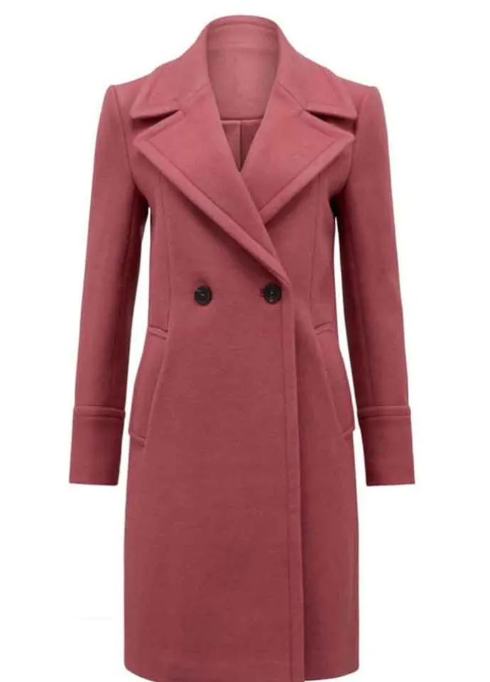 Riverdale S04 (Betty Cooper) Lili Reinhart Pink Wool Coat