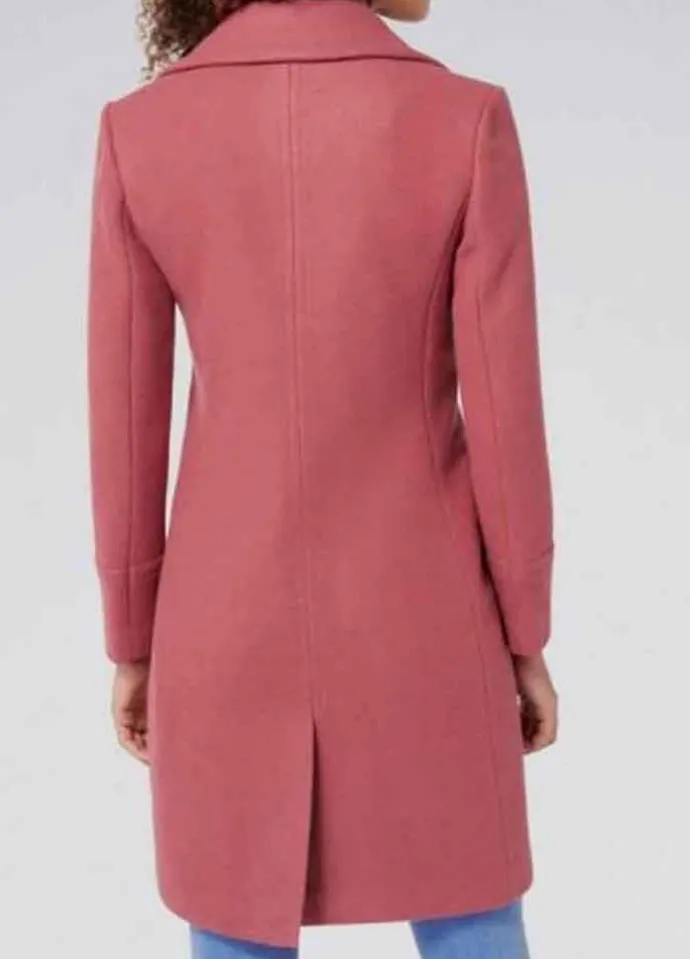 Riverdale S04 (Betty Cooper) Lili Reinhart Pink Wool Coat