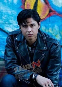 Riverdale (Sweet Pea) Jordan Connor Black Leather Jacket