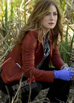 Rizzoli & Isles Sasha Alexander (Maura Isles) Leather Jacket