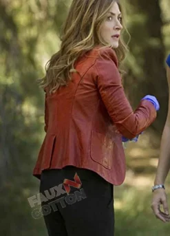 Rizzoli & Isles Sasha Alexander (Maura Isles) Leather Jacket