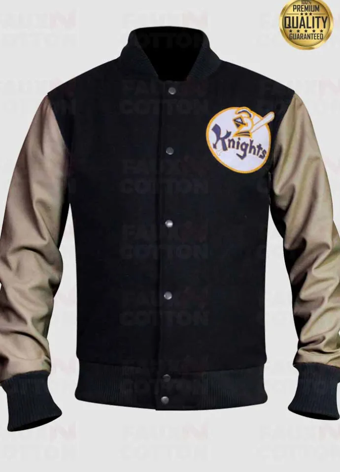 Robert Redford The Natural Knights Roy Hobbs Bomber Jacket