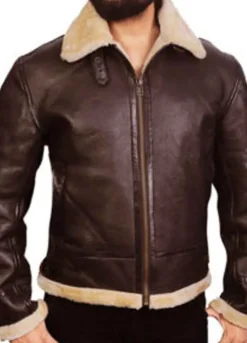 ROCKY IV (ROCKY BALBOA) SYLVESTER STALLONE BROWN LEATHER JACKET