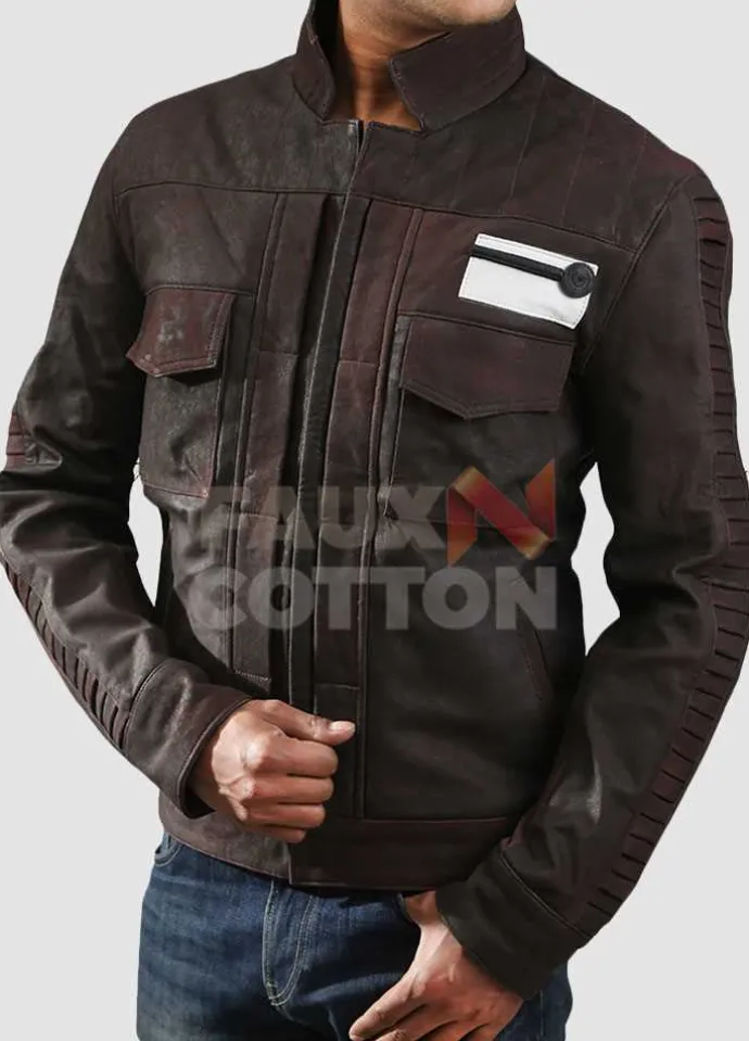 Rogue One Captain Cassian Andor Leather Jacket