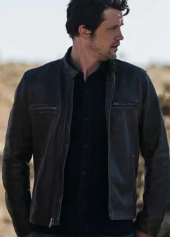ROSWELL NEW MEXICO (MAX EVANS) NATHAN PARSONS LEATHER JACKET
