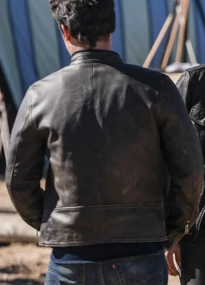 ROSWELL NEW MEXICO (MAX EVANS) NATHAN PARSONS LEATHER JACKET