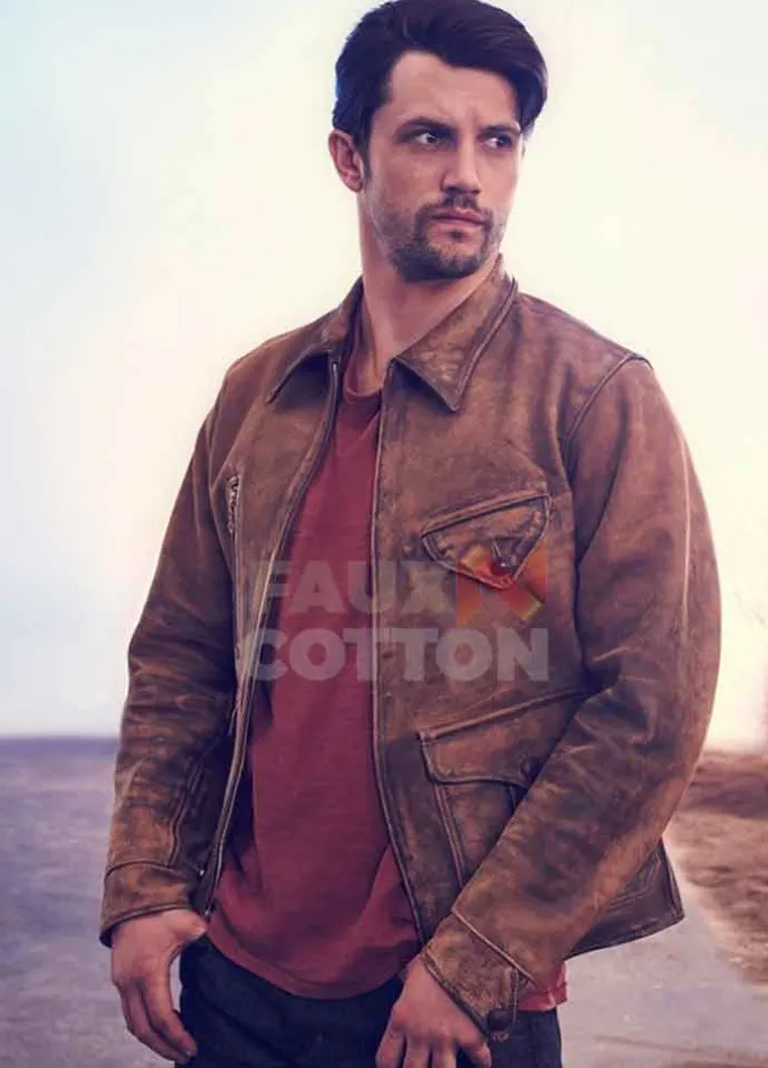 Roswell New Mexico Nathan Parsons Leather Jacket