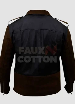 Route 66 Billy Connolly Biker Leather Jacket