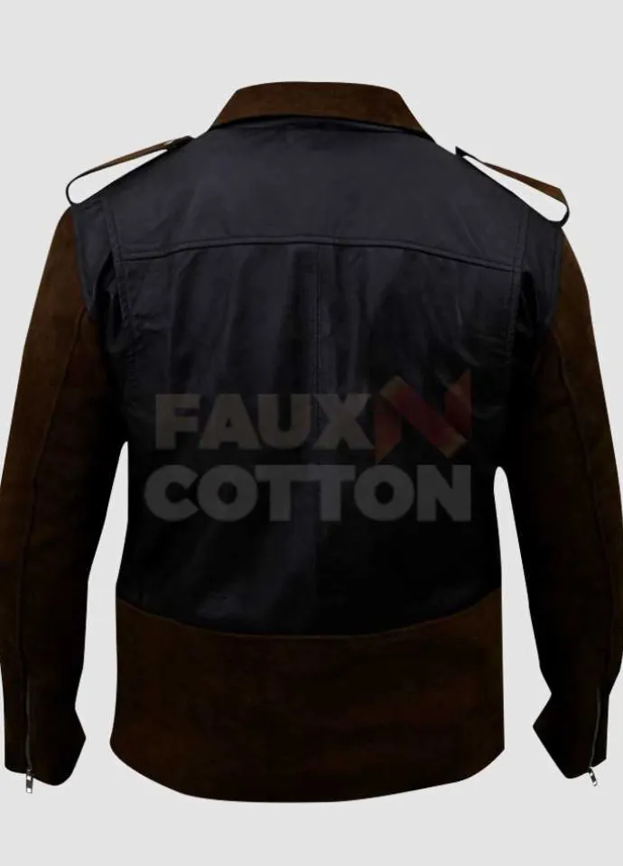 Route 66 Billy Connolly Biker Leather Jacket