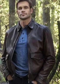 RUBY HERRING MYSTERIES PREDICTION MURDER (JAKE KILLIAN) STEPHEN HUSZAR LEATHER JACKET