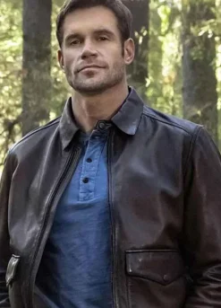 RUBY HERRING MYSTERIES PREDICTION MURDER (JAKE KILLIAN) STEPHEN HUSZAR LEATHER JACKET