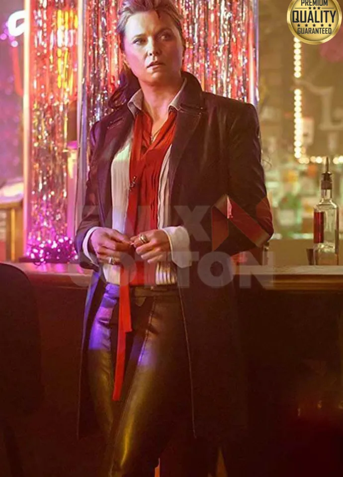 Ruby Knowby Ash vs Evil Dead Black Leather Coat