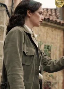 Ruth Wilson His Dark Materials Season 2 Brown Jacket