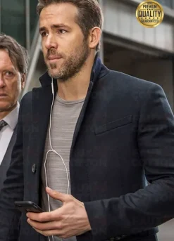 Ryan Reynolds The Hitman's Bodyguard Trench Coat