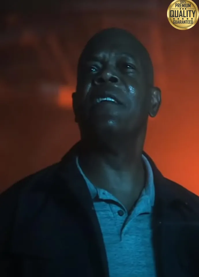 Samuel L. Jackson Spiral Marcus Black Cotton Jacket