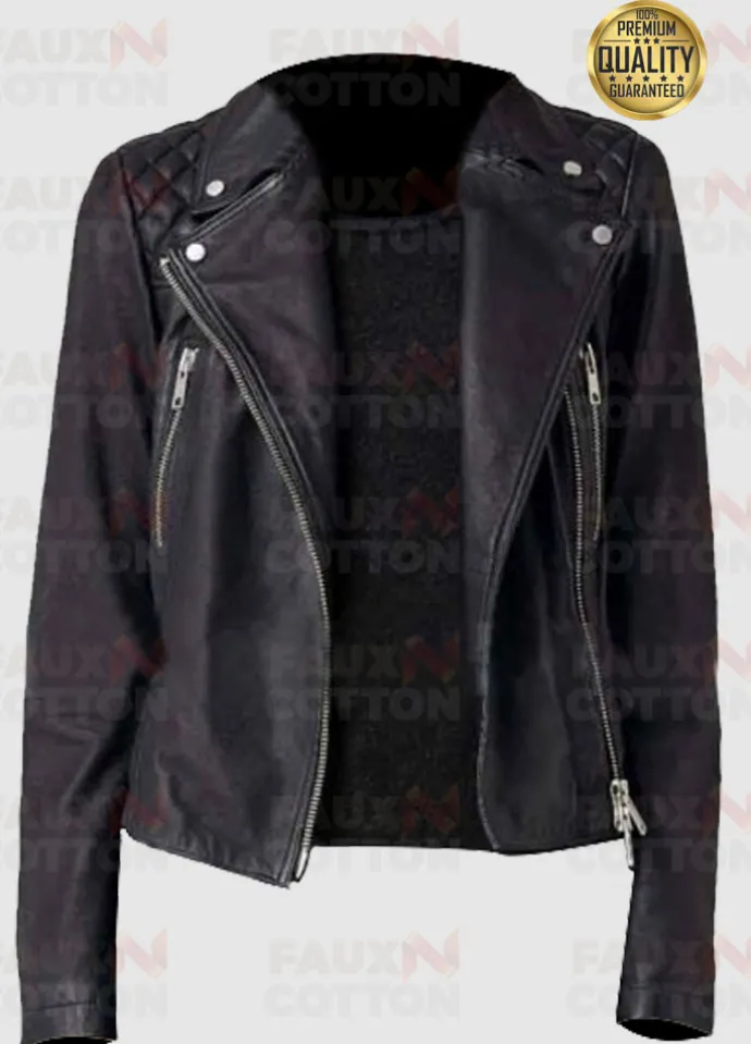 SARAH SOKOLOVIC HOMELAND QUILTED LEATHER JACKET