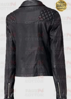 SARAH SOKOLOVIC HOMELAND QUILTED LEATHER JACKET