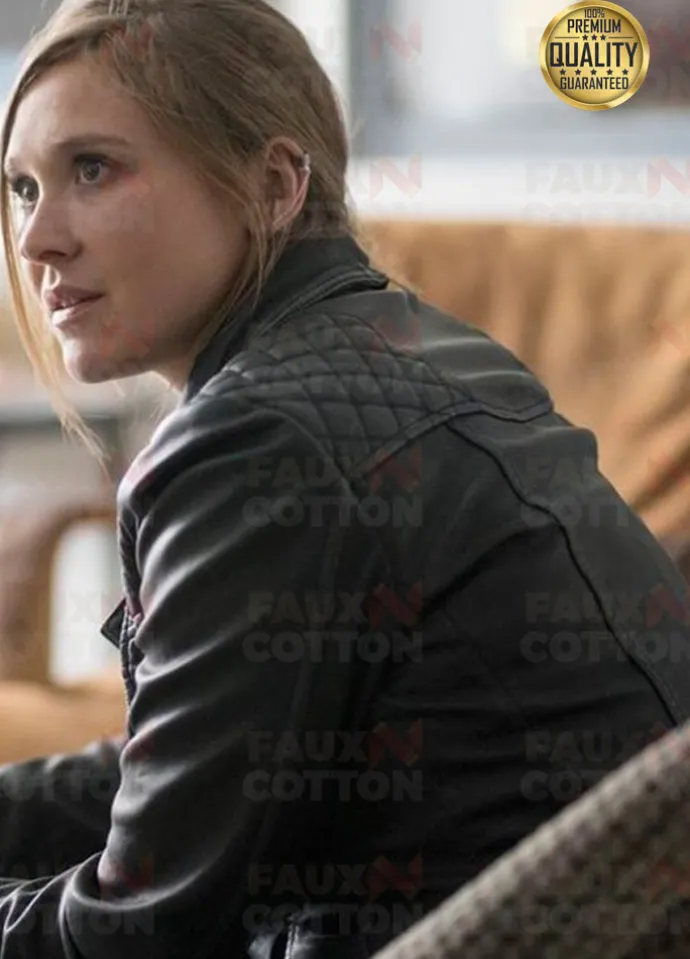 SARAH SOKOLOVIC HOMELAND QUILTED LEATHER JACKET