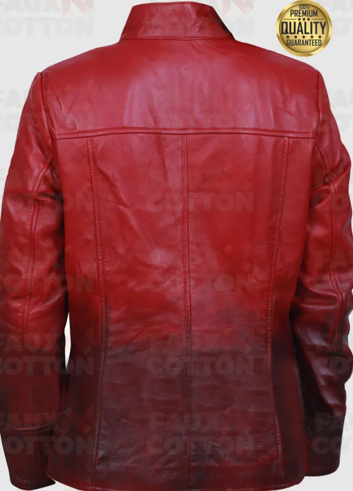 SCARLET WITCH AVENGERS AGE OF ULTRON ( ELIZABETH OLSEN ) RED JACKET