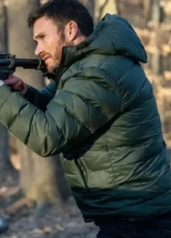 Scott Eastwood Alarum (2025) Puffer Jacket