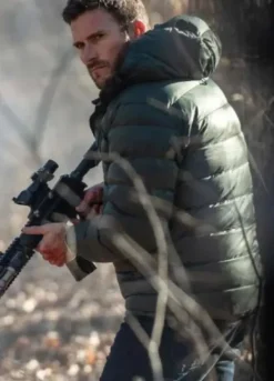 Scott Eastwood Alarum (2025) Puffer Jacket