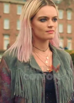 Sex Education Emma Mackey Fringe Jacket