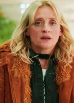 Sex Education Season 2 (Erin Wiley) Anne-Marie Duff Brown Wool Coat