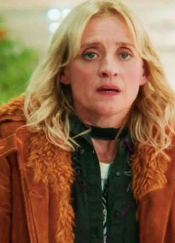 Sex Education Season 2 (Erin Wiley) Anne-Marie Duff Brown Wool Coat