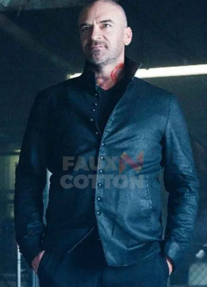 Shadowhunters Alan Van Sprang Black Leather Jacket