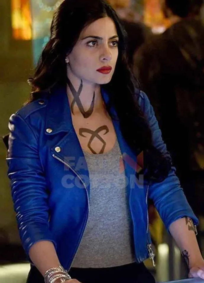Shadowhunters Emeraude Toubia Leather Jacket