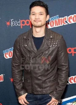 Shadowhunters Harry Shum Jr Brown Leather Jacket