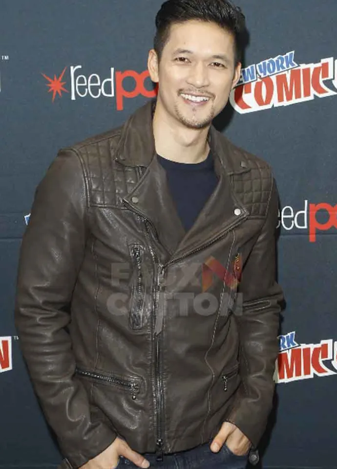 Shadowhunters Harry Shum Jr Brown Leather Jacket