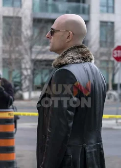 Shazam Mark Strong Fur Coat