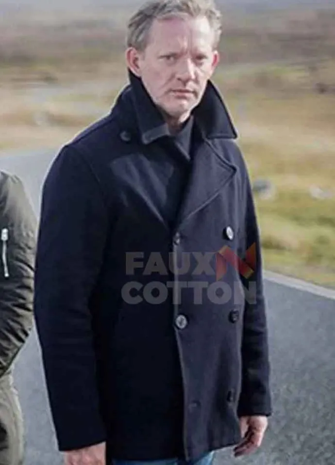 Shetland Douglas Henshall Black Coat