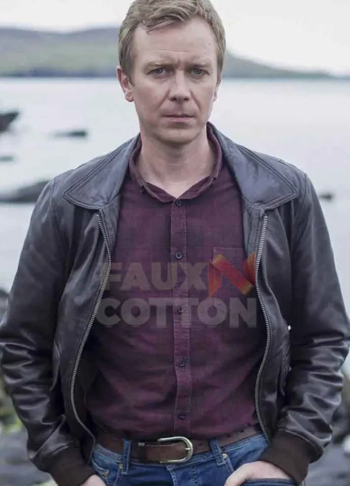 Shetland Steven Robertson Leather Jacket