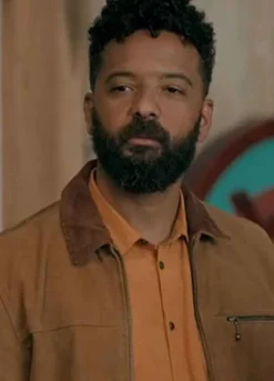 SHRILL (AMADI) IAN OWENS BROWN SUEDE JACKET