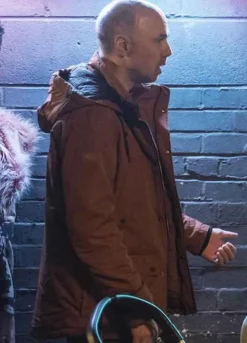 SICK OF IT (KARL) KARL PILKINGTON BROWN COTTON HOODED JACKET