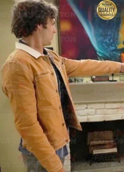 Single Parents Derek ( Adam Brody ) Brown Cotton Jacket