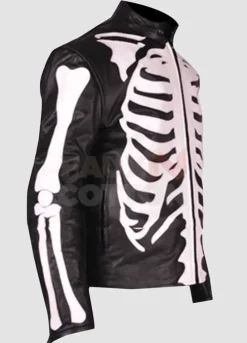 Skeleton Leather Motorcycle Jacket