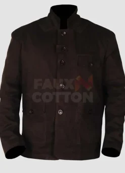 Skyfall Daniel Craig Brown Cotton Jacket